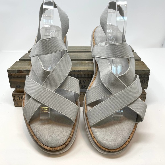 B-52 by Bullboxer Light Grey Primm Strappy Sandal Size 11 New - Picture 8 of 13